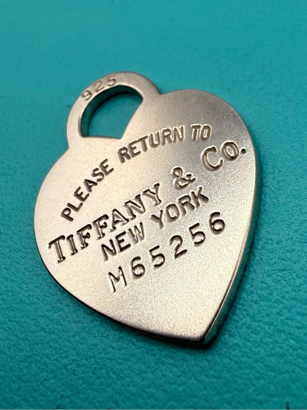Tiffany & Co. Sterling Silver Heart Tag Pendant